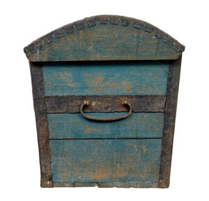 19th Century Swedish Hand Painted Dome Top Coffer — thumbnail 7