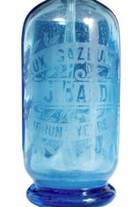 Collection of 4 French Art Deco Etched Glass Soda Syphons — thumbnail 8