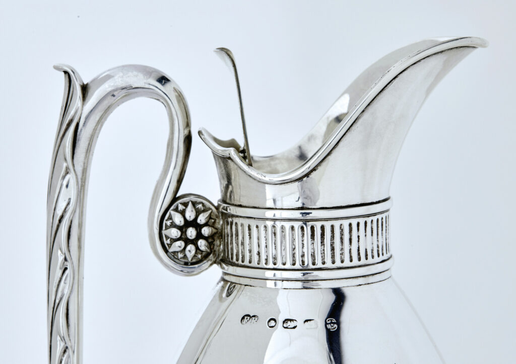 19th Century Silver Claret Jug by Frederick Elkington — image 8