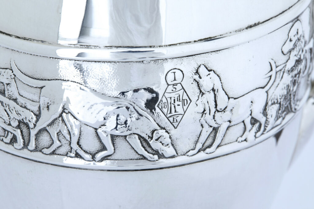 19th Century Silver Claret Jug by Frederick Elkington — image 5