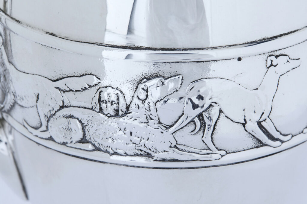 19th Century Silver Claret Jug by Frederick Elkington — image 4