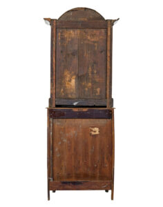 Mid 19th Century Glazed Carved Oak Liège Cabinet — thumbnail 7