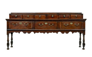 Georgian 18th Century Oak Dresser Base and Spice Drawers — thumbnail 6