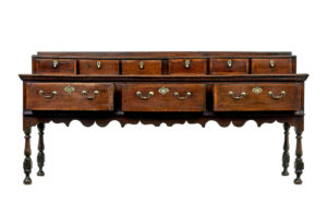 Georgian 18th Century Oak Dresser Base and Spice Drawers — thumbnail 5