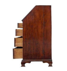 Late 18th Century Georgian Walnut Bureau — thumbnail 8