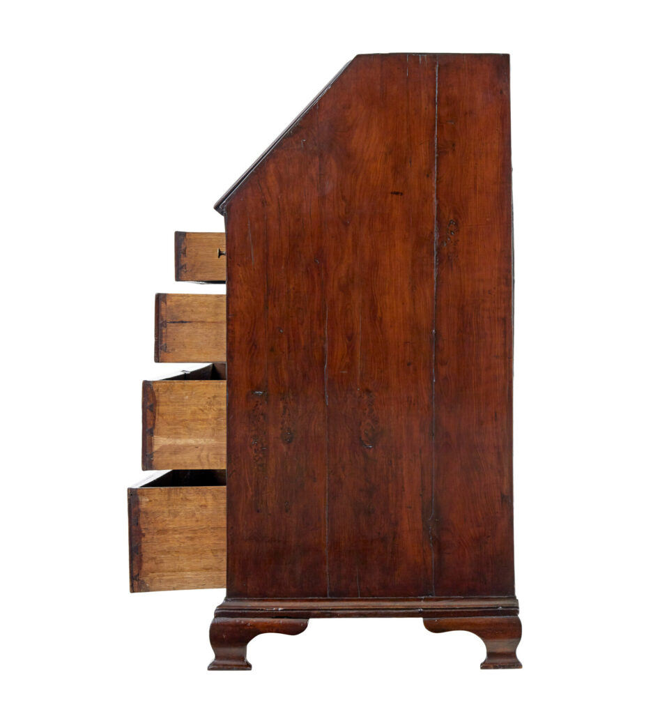 Late 18th Century Georgian Walnut Bureau — image 8