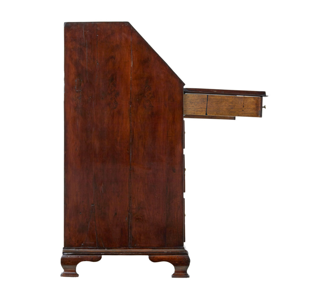 Late 18th Century Georgian Walnut Bureau — image 6
