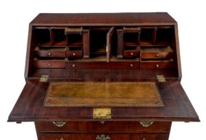 Late 18th Century Georgian Walnut Bureau — thumbnail 3