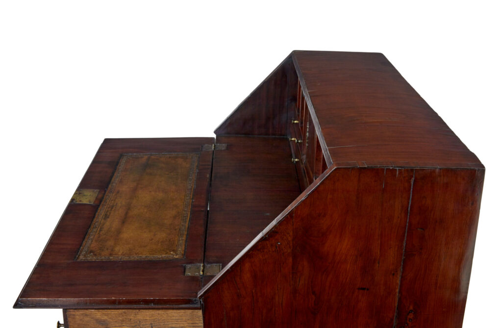 Late 18th Century Georgian Walnut Bureau — image 2