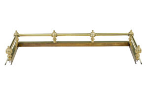 Early 20th Century Brass Fireside Fender — thumbnail 3