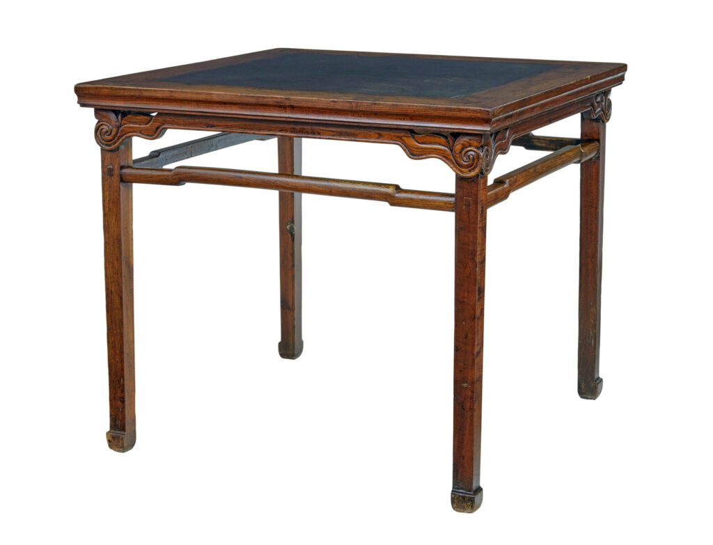19th Century Hard Wood Marble Center Table
