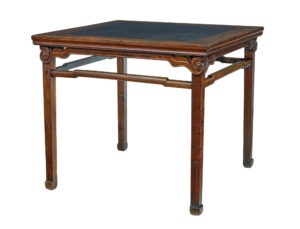 19TH CENTURY HARD WOOD MARBLE CENTER TABLE