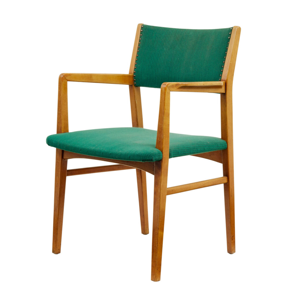 Set of 6 Mid 20th Century Scandinavian Armchairs — image 5