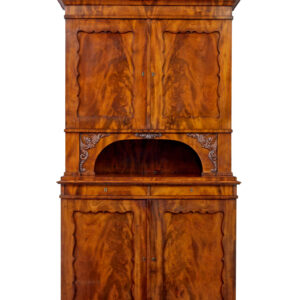 EMPIRE MID 19TH CENTURY DANISH FLAME MAHOGANY CABINET