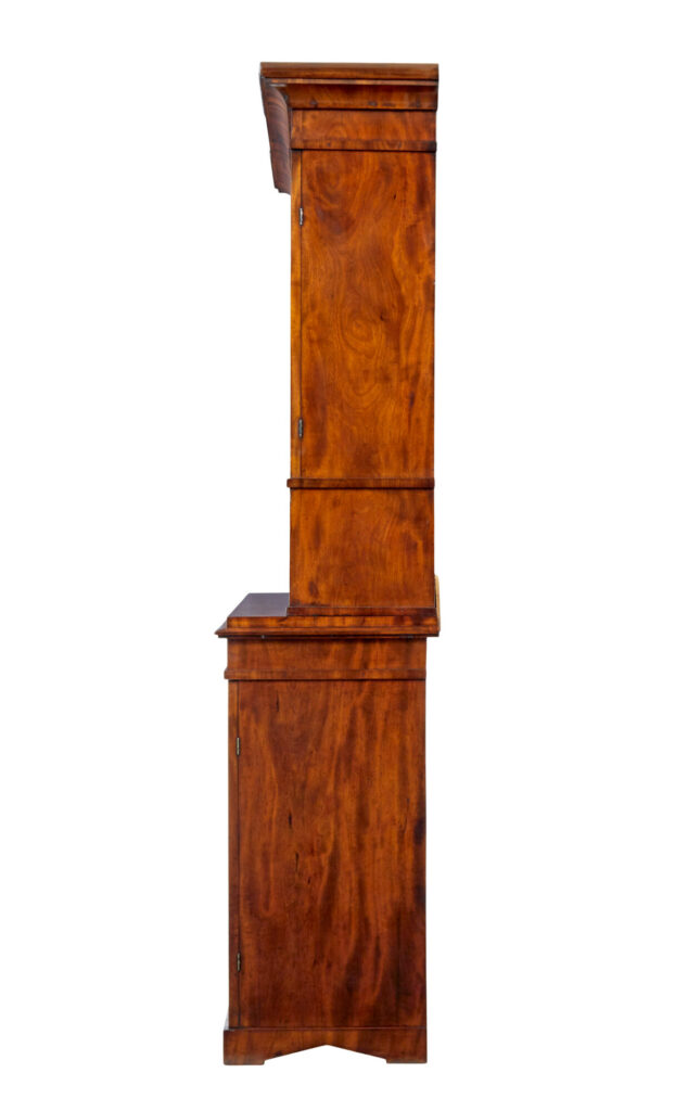 Empire Mid 19th Century Danish Flame Mahogany Cabinet — image 6