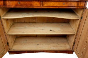 Empire Mid 19th Century Danish Flame Mahogany Cabinet — thumbnail 2
