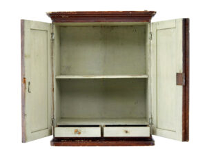 19th Century Scandinavian Painted Wall Cabinet — thumbnail 3