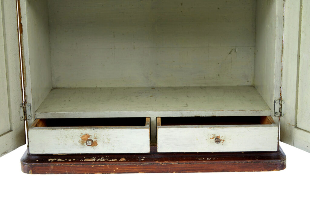 19th Century Scandinavian Painted Wall Cabinet — image 2