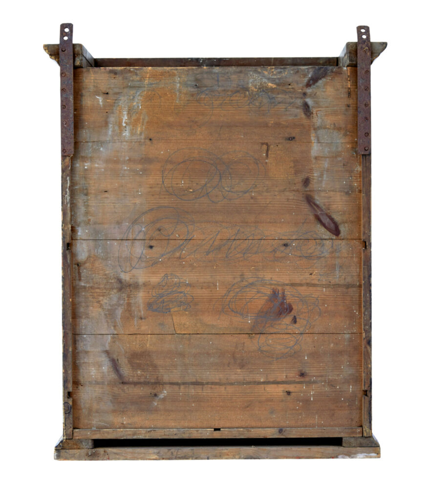 19th Century Scandinavian Painted Wall Cabinet — image 6