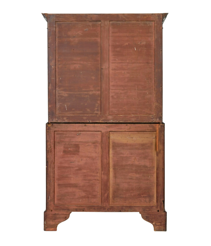 Early 19th Century Georgian Mahogany Secretaire Chest on Chest — image 6