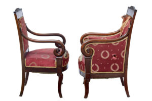 Set of 4 Mid 19th Century Danish Mahogany Armchairs — thumbnail 7