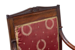 Set of 4 Mid 19th Century Danish Mahogany Armchairs — thumbnail 5