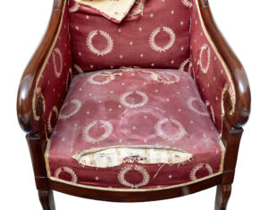 Set of 4 Mid 19th Century Danish Mahogany Armchairs — thumbnail 3