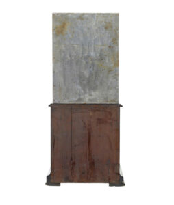 19th Century Danish Polished Steel Safe on Cabinet — thumbnail 5