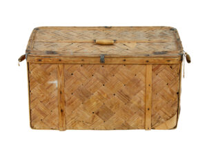 Swedish 19th Century Woven Pine Basket — thumbnail 3