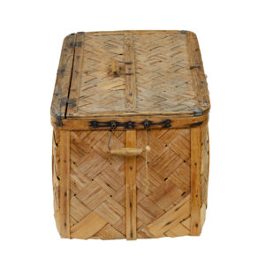 Swedish 19th Century Woven Pine Basket — thumbnail 2
