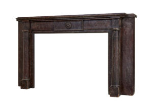 Mid Century Faux Porphyry Marble Adams Style Mantlepiece — thumbnail 8