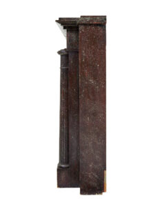 Mid Century Faux Porphyry Marble Adams Style Mantlepiece — thumbnail 7