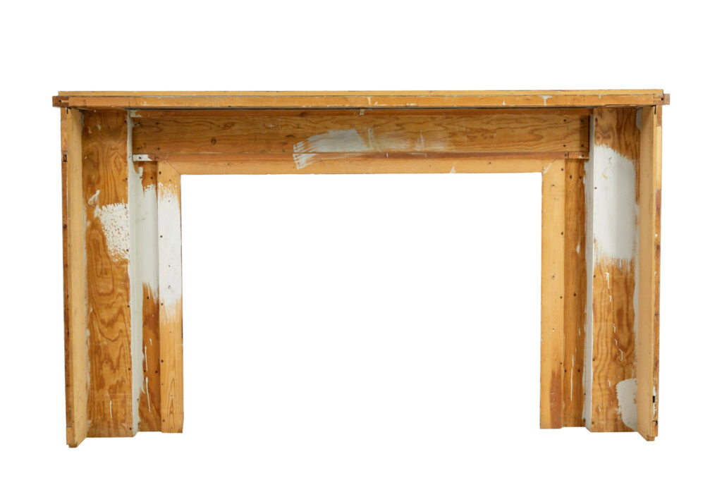 Mid Century Faux Porphyry Marble Adams Style Mantlepiece — image 6