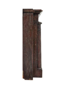 Mid Century Faux Porphyry Marble Adams Style Mantlepiece — thumbnail 5