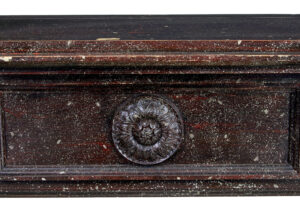 Mid Century Faux Porphyry Marble Adams Style Mantlepiece — thumbnail 2