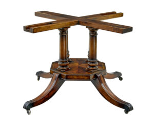 Circular Extending Jupe Dining Table with Burr Detailing — thumbnail 12