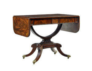 EARLY 19TH CENTURY WILLIAM IV SOFA TABLE