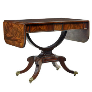 EARLY 19TH CENTURY WILLIAM IV SOFA TABLE