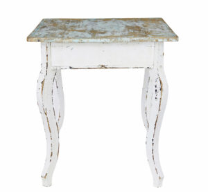 Scandinavian 19th Century Painted Pine Occasional Table — thumbnail 3