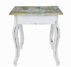 Scandinavian 19th Century Painted Pine Occasional Table — thumbnail 2