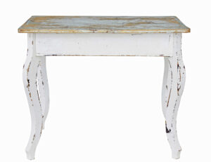 SCANDINAVIAN 19TH CENTURY PAINTED PINE OCCASIONAL TABLE