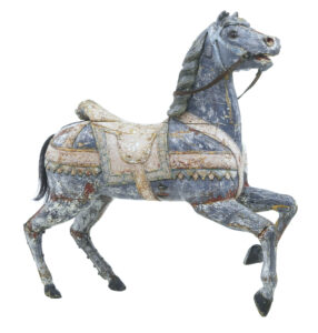 EARLY 20TH CENTURY CONTINENTAL DECORATIVE CAROUSEL HORSE