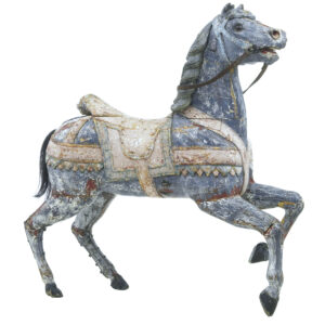 EARLY 20TH CENTURY CONTINENTAL DECORATIVE CAROUSEL HORSE