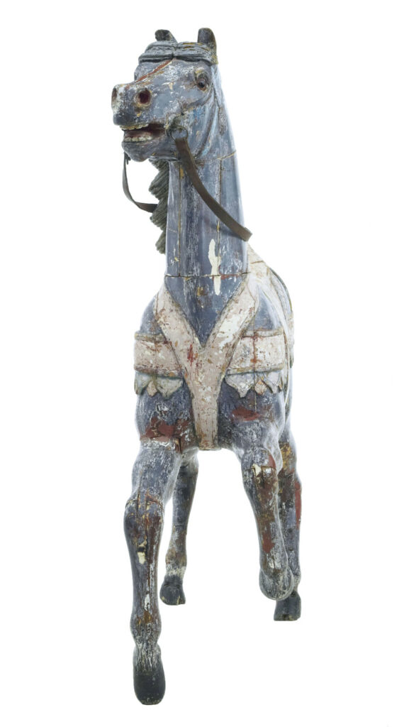 Early 20th Century Continental Decorative Carousel Horse — image 10