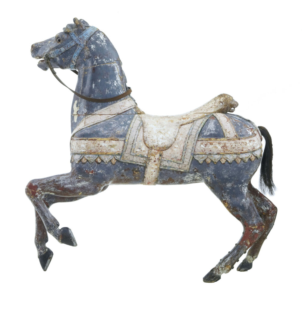 Early 20th Century Continental Decorative Carousel Horse — image 9