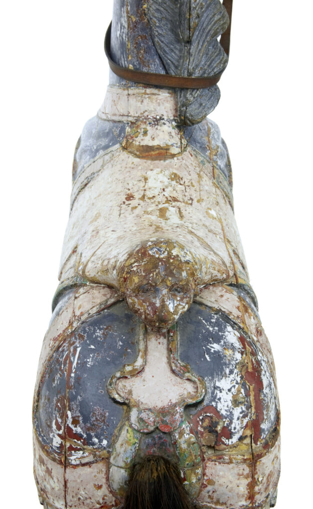 Early 20th Century Continental Decorative Carousel Horse — image 7