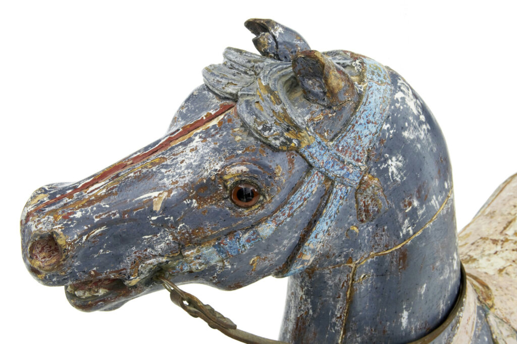 Early 20th Century Continental Decorative Carousel Horse — image 6