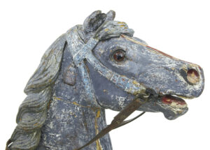 Early 20th Century Continental Decorative Carousel Horse — thumbnail 4
