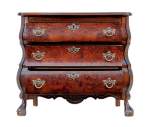 Mid Century Small Mulberry Bombe Chest of Drawers — thumbnail 7