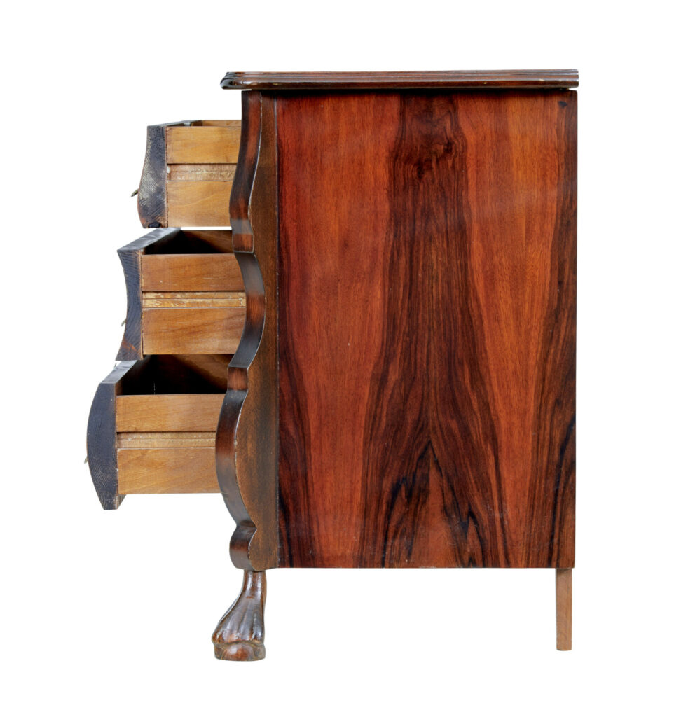 Mid Century Small Mulberry Bombe Chest of Drawers — image 6